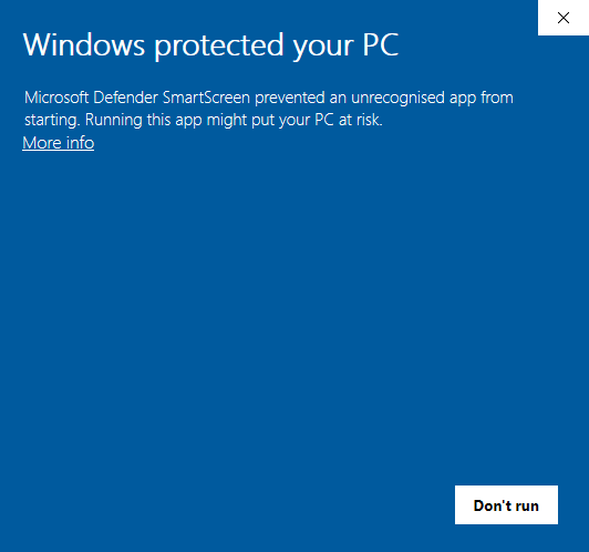 Windows 10 don't run prompt